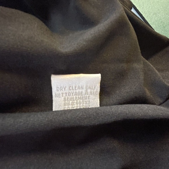 Cynthia Steffe Knit Shift Dress S Black Crochet Eyelet 3/4 Sleeve Knee Length - Picture 8 of 9